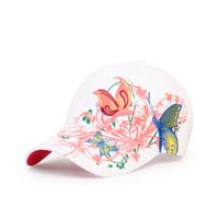 Gorra De Béisbol De Mariposa Bordada Étnica Al Por Mayor Nihaojewelry sku image 1