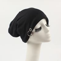 Fashion Black Hoop Caps Wholesale Nihaojewelry sku image 1
