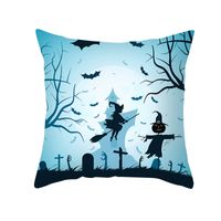 Halloween Pumpkin Bat Printing Cushion Pillowcase Wholesale Nihaojewelry sku image 15