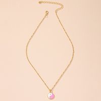 Wholesale Jewelry Retro Planet Flower Heart Pendant Necklace Nihaojewelry sku image 3