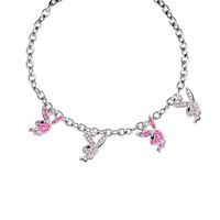 Wholesale Jewelry Cartoon Cute Rabbit Multi-layer Necklace Nihaojewelry sku image 3