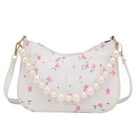 Fashion Floral Pearl One-shoulder Chain Underarm Bag Wholesale Nihaojewelry main image 3