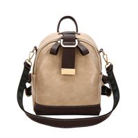 Fashion Retro Contrast Color Small Backpack Wholesale Nihaojewelry sku image 2