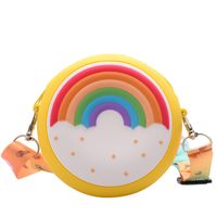 Kinder Regenbogen Runde Umhängetasche Großhandel Nihaojewelry sku image 3