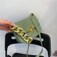 New Acrylic Thick Chain Metal Buckle Saddle Bag Wholesale Nihaojewelry sku image 5