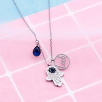 Titanium Steel 18K Gold Plated Korean Style Plating Cartoon Character Necklace main image 3