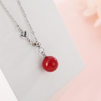 Korean Stainless Steel Shell Pearl Pendant Necklace Wholesale Nihaojewelry main image 6