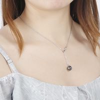 Korean Stainless Steel Shell Pearl Pendant Necklace Wholesale Nihaojewelry main image 4