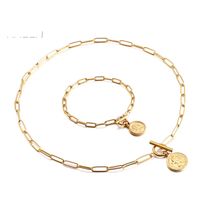 Fashion 18K Gold Plated Titanium Steel Wholesale main image 2