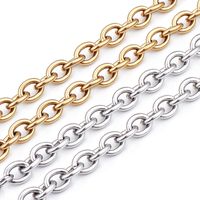 Titan Stahl 18 Karat Vergoldet Mode Überzug Geometrisch Halskette main image 1