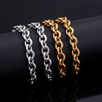 Titanium Steel 18K Gold Plated Fashion Plating Geometric Necklace main image 3