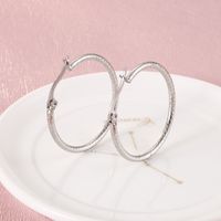 Simple Stainless Steel Hoop Earrings Wholesale Nihaojewelry main image 4