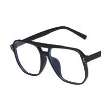 Fashion Geometric Double Beam Transparent Yellow Lens Sunglasses Wholesale Nihaojewelry sku image 2
