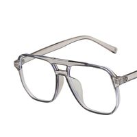 Fashion Geometric Double Beam Transparent Yellow Lens Sunglasses Wholesale Nihaojewelry sku image 4