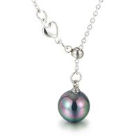 Korean Stainless Steel Shell Pearl Pendant Necklace Wholesale Nihaojewelry sku image 1