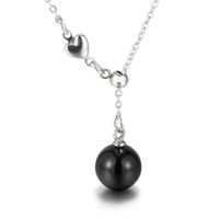 Korean Stainless Steel Shell Pearl Pendant Necklace Wholesale Nihaojewelry sku image 2