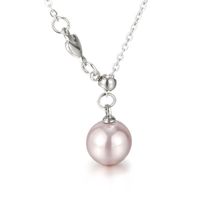 Korean Stainless Steel Shell Pearl Pendant Necklace Wholesale Nihaojewelry sku image 5