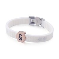 Simple Fashion Geometric Silicone Magnet Stainless Steel Bracelet Wholesale Nihaojewelry sku image 1