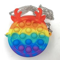 New Mini Rainbow Color Dekompressionsbeutel Großhandel Nihaojewelry sku image 3