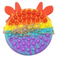 New Mini Rainbow Color Decompression Bag Wholesale Nihaojewelry sku image 7