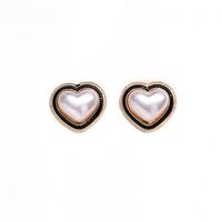 Wholesale Jewelry Heart-shaped Pearl Stud Earrings Nihaojewelry main image 6
