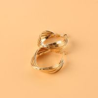 Simple Alloy Geometric Winding Small Earrings Wholesale Jewelry Nihaojewelry main image 5
