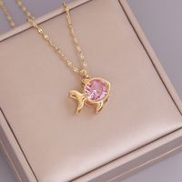 Fashion Fish 304 Stainless Steel Metal Plating 18K Gold Plated Women'S main image 3