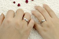 Korean Simple Solid Color Couple Pair Ring Wholesale Nihaojewelry main image 4