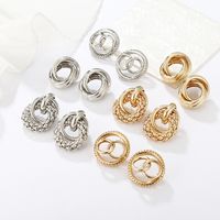 Ethnic Style Geometric Plating Alloy No Inlaid Earrings main image 1