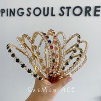 En Gros Baroque Strass Perles Alliage Mince Bande De Cheveux Nihaojewelry main image 1