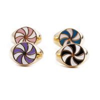 New Fashion Colorful Windmill Dripping Oil Geometric Ring Wholesale Nihaojewelry main image 1