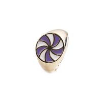 New Fashion Colorful Windmill Dripping Oil Geometric Ring Wholesale Nihaojewelry main image 5