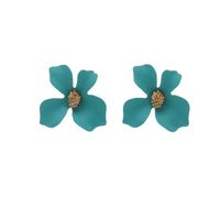 Vente En Gros Bijoux Peinture En Forme De Fleur Boucles D&#39;oreilles Nihaojewelry main image 6