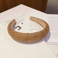 Wholesale Straw Woven Sponge Headband Nihaojewelry sku image 9