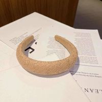 Wholesale Straw Woven Sponge Headband Nihaojewelry sku image 10