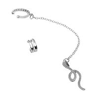 Wholesale Jewelry Snake-shaped Stud Long One-piece Chain Ear Clip Nihaojewelry sku image 2