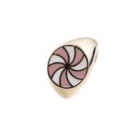 New Fashion Colorful Windmill Dripping Oil Geometric Ring Wholesale Nihaojewelry sku image 4
