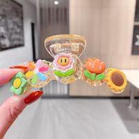 Wholesale Cartoon Fruit Floret Children's Transparent Catch Clip Nihaojewelry sku image 5
