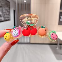 Wholesale Cartoon Fruit Floret Children's Transparent Catch Clip Nihaojewelry sku image 6