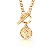 Wholesale Queen Coin Stainless Steel Necklace Nihaojewelry main image 1