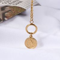Wholesale Queen Coin Stainless Steel Necklace Nihaojewelry main image 3