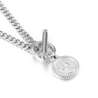 Wholesale Queen Coin Stainless Steel Necklace Nihaojewelry main image 6