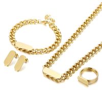 Titanium Steel 18K Gold Plated Fashion main image 1