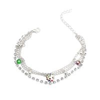 Wholesale New Multi-layer Round Bead Butterfly Pendant Anklet Nihaojewelry main image 4