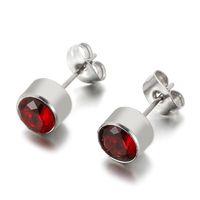 Edelstahl Strass Einfache Ohrringe Großhandel Schmuck Nihaojewelry sku image 14