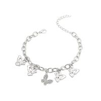 Großhandel Neue Mehrschichtige Runde Perle Schmetterling Anhänger Fußkettchen Nihaojewelry sku image 3