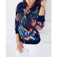 Wholesale Plant Print Long Sleeve Jacket Nihaojewelry main image 7