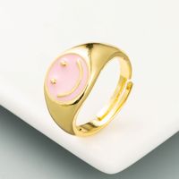 Retro Heart-shaped Copper Gold-plated Opening Ring Wholesale Nihaojewelry sku image 5