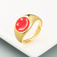 Retro Heart-shaped Copper Gold-plated Opening Ring Wholesale Nihaojewelry sku image 7