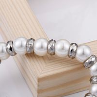 European And American Fashion Simple White Turquoise Beaded Bracelet Personality Hipster Women's Elastic String Bracelet Wholesale main image 5